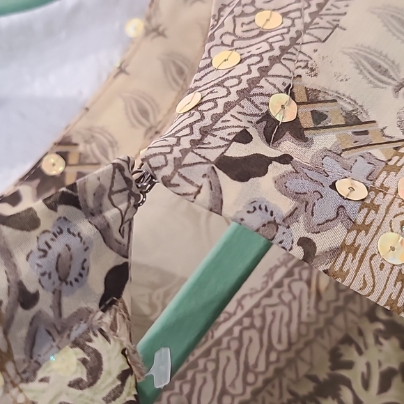 Vintage Joseph Ribkoff sheer shirt jacket large - Picture 5 of 9